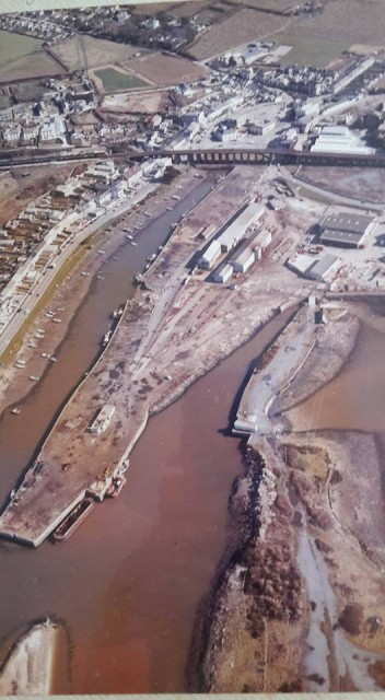 South Quay aerial 1970s South Quay aerial 1970s